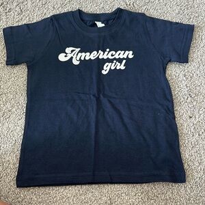 American girl navy tee